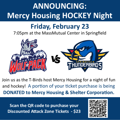 Mercy Housing Hockey Night with the Springfield Thunderbirds
